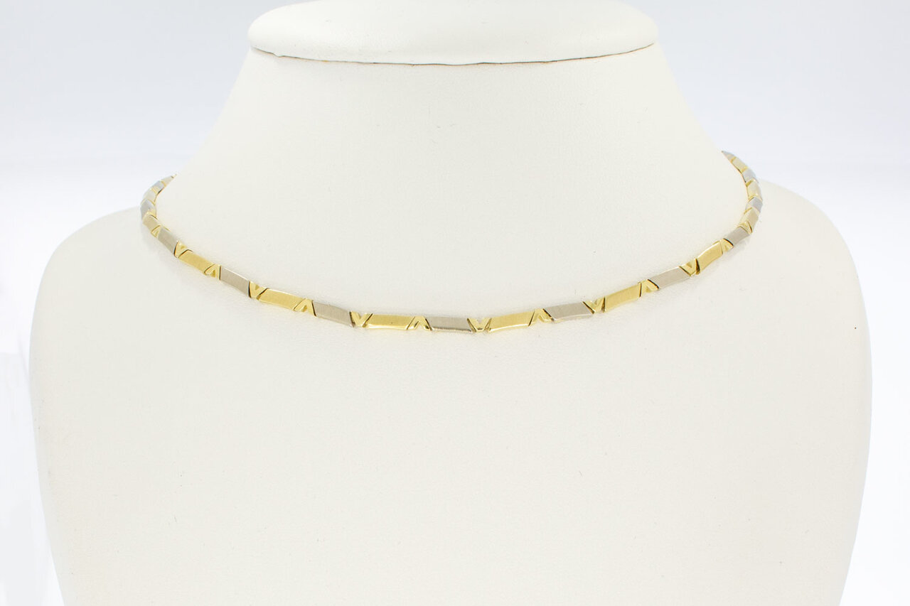 Halskette aus 14 Karat Goldbarren - 46,4 cm