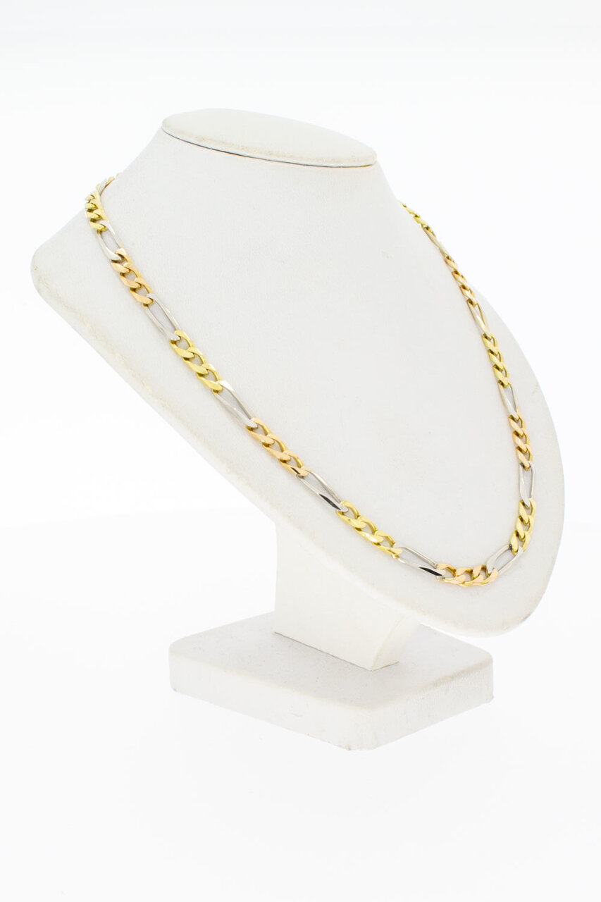 18 Karat Figaro Goldkette - Länge 47 cm
