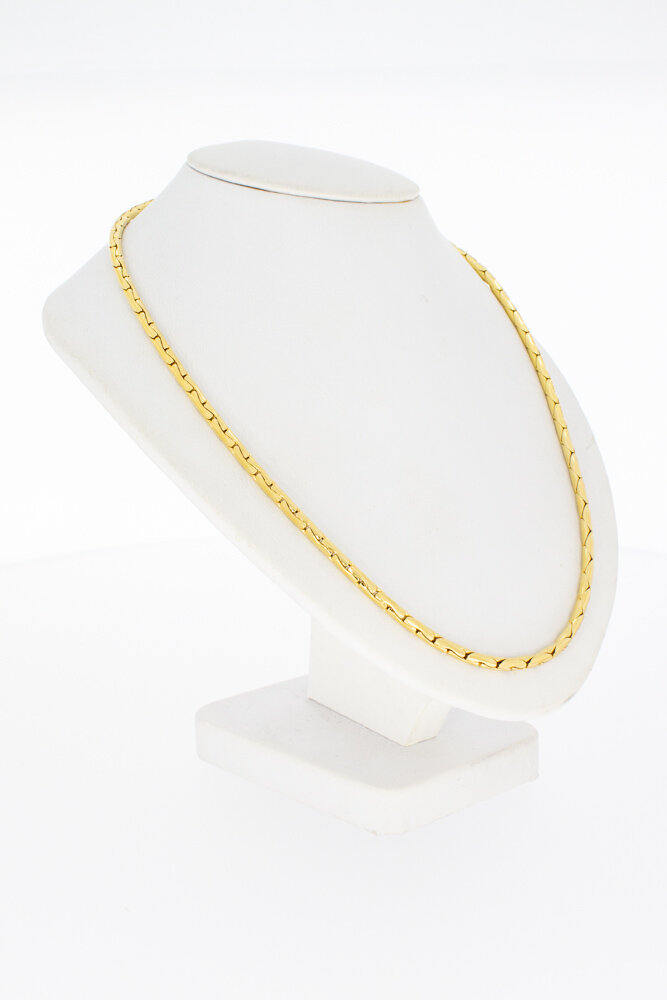 14 Karat Goldbarren Kette - Länge 45 cm