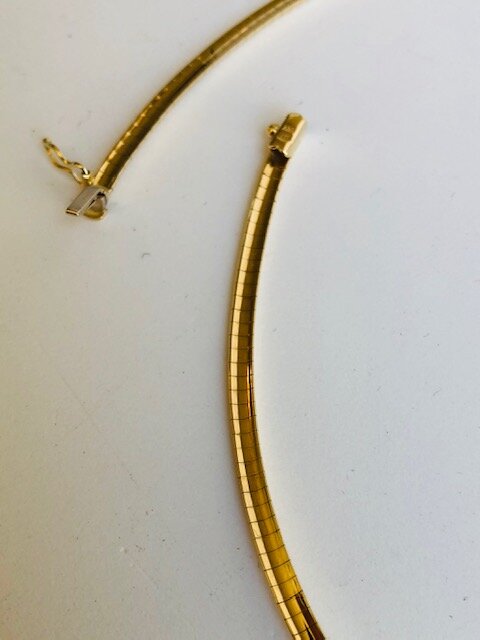 Omega Goldkette 14 Karat - Länge 46 cm