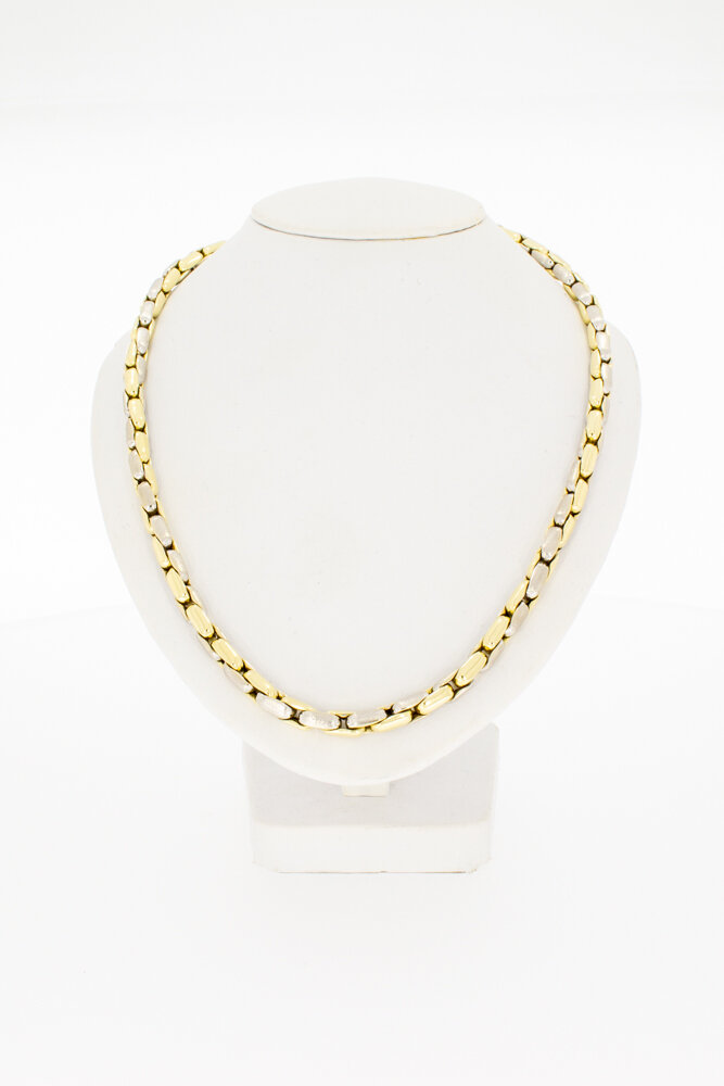 Halskette aus 14 Karat Goldbarren - 45.5 cm