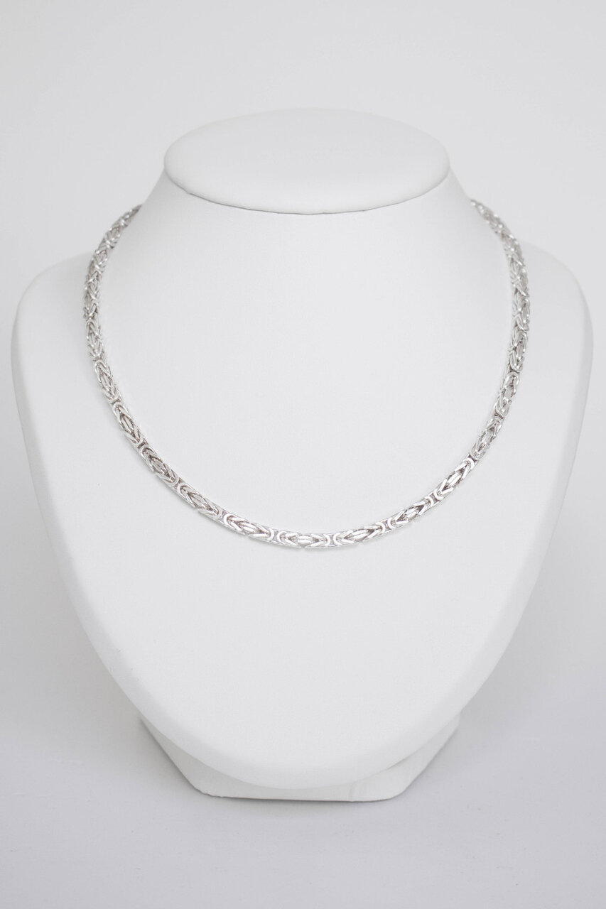 Silberne Königskette (925) - Länge 50 cm
