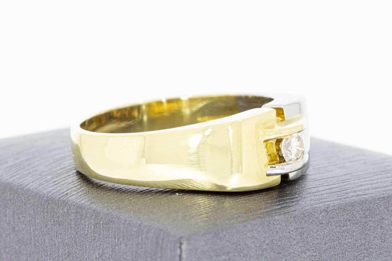 Statement Ring Gold mit Diamant - 22,1 mm