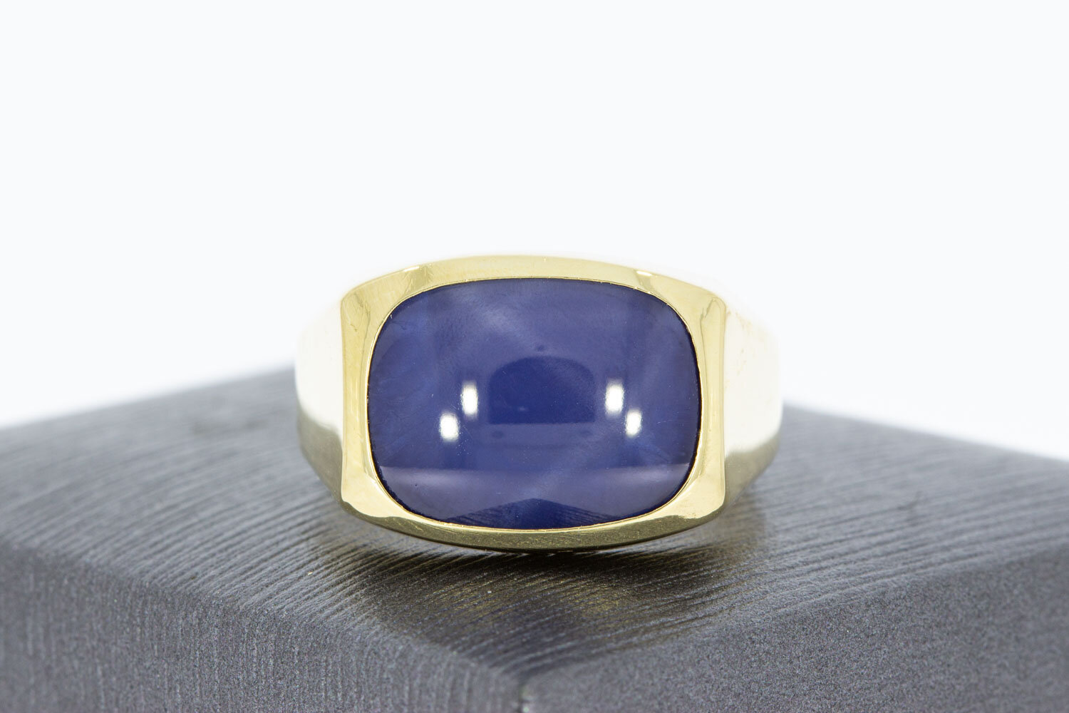 Sternsaphir Gold Ring 14 Karat - 20 mm