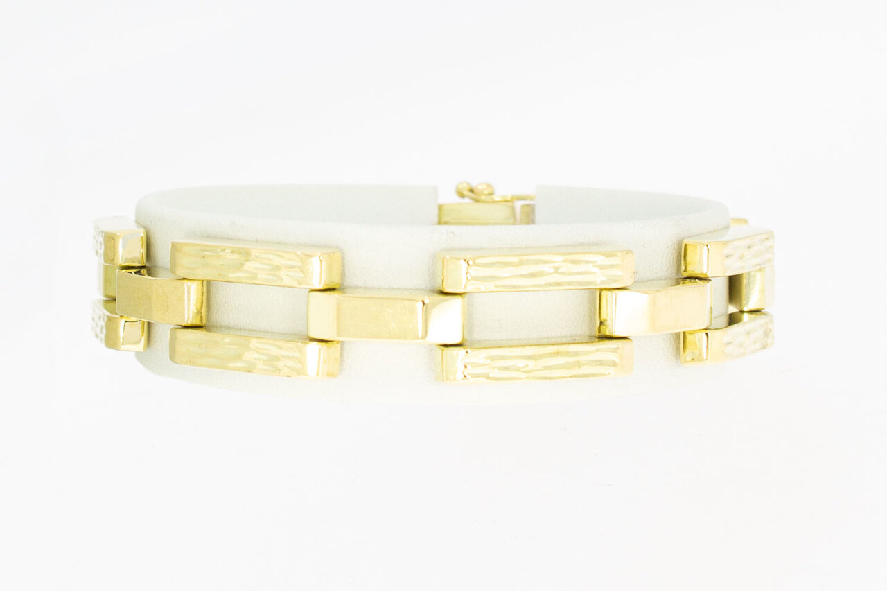585 Gold Glieder Armband - 17,4 cm