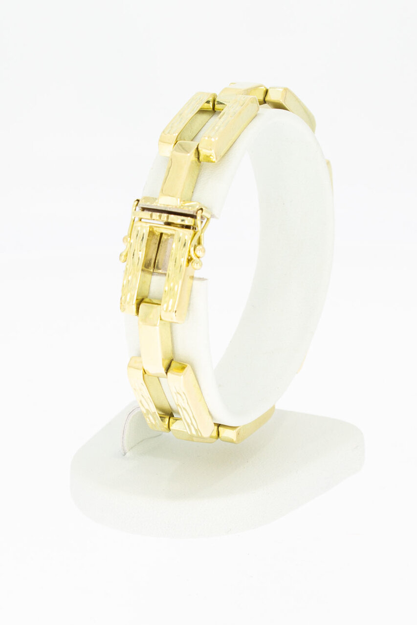 585 Gold Glieder Armband - 17,4 cm