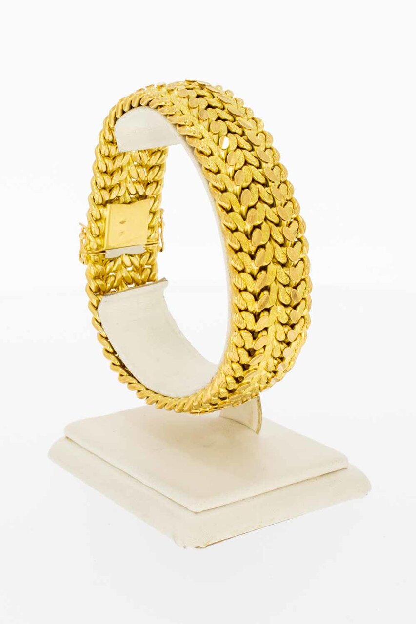 Geflochtenes 18 Karat Gold Armband - 20,8 cm