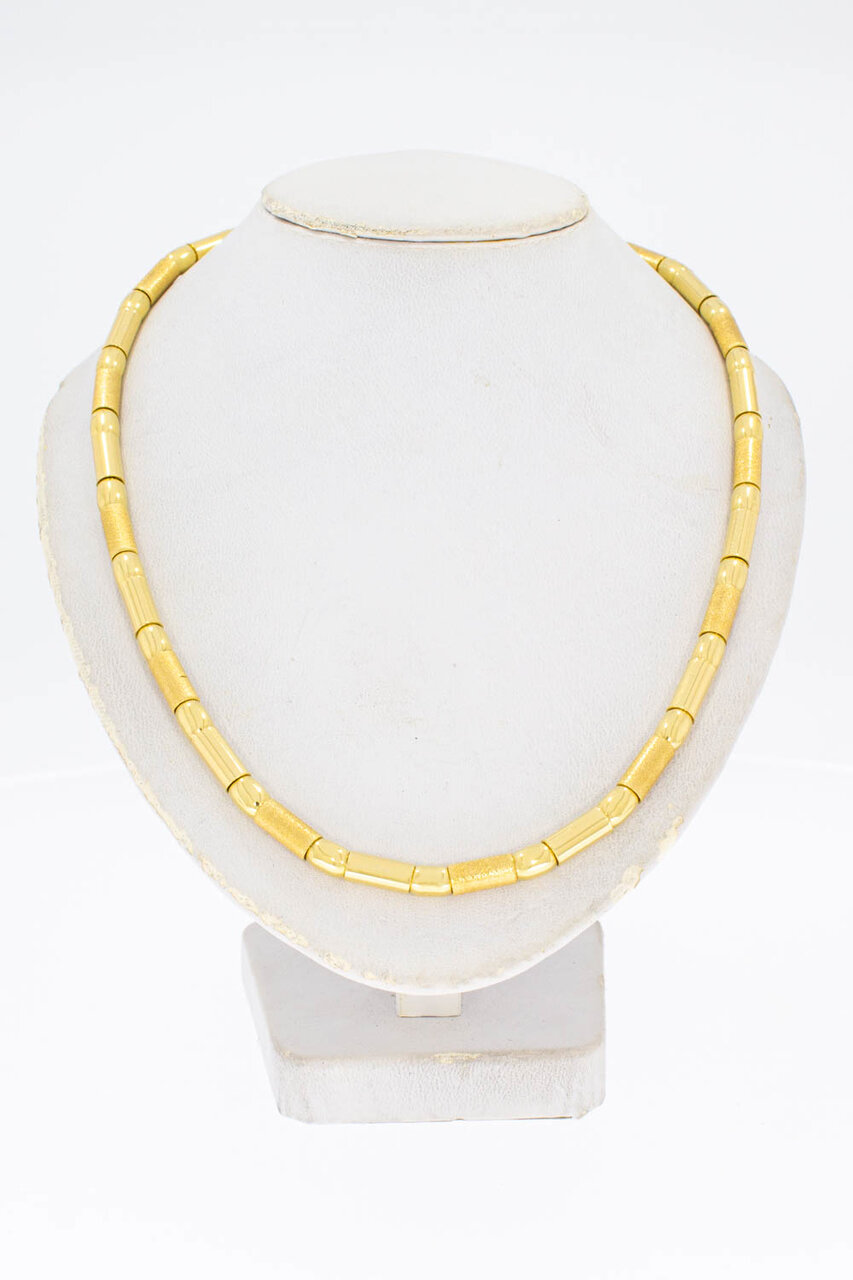 Halskette aus 18 Karat Goldbarren - 45,5 cm