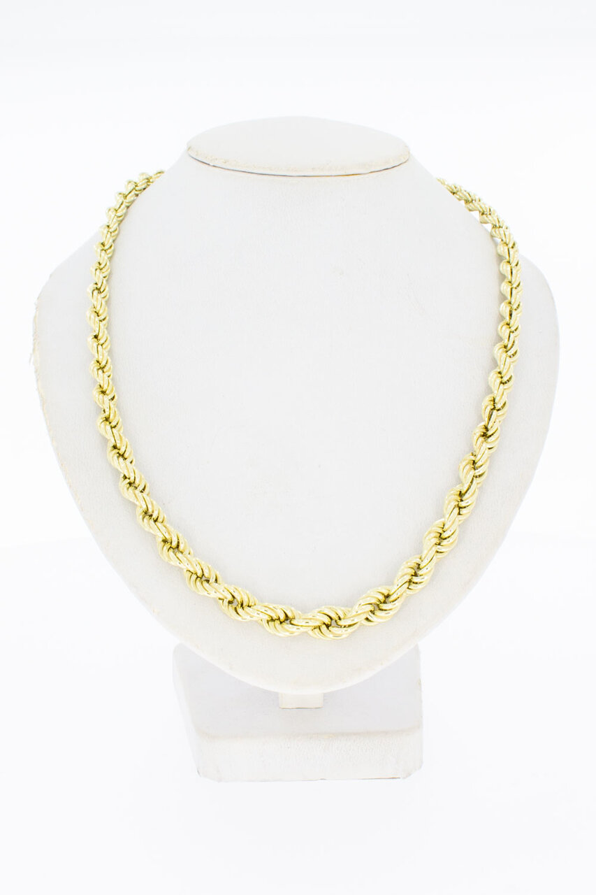 14 Karat Kordel Halskette - 47,6 cm