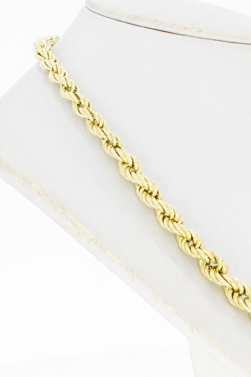 14 Karat Kordel Halskette - 47,6 cm