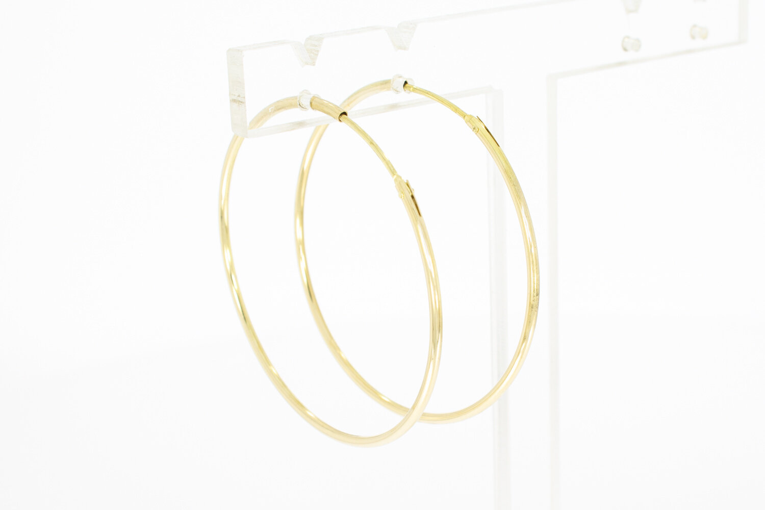 Damen Ohrringe14 Karat Gelbgold - 4,3 cm