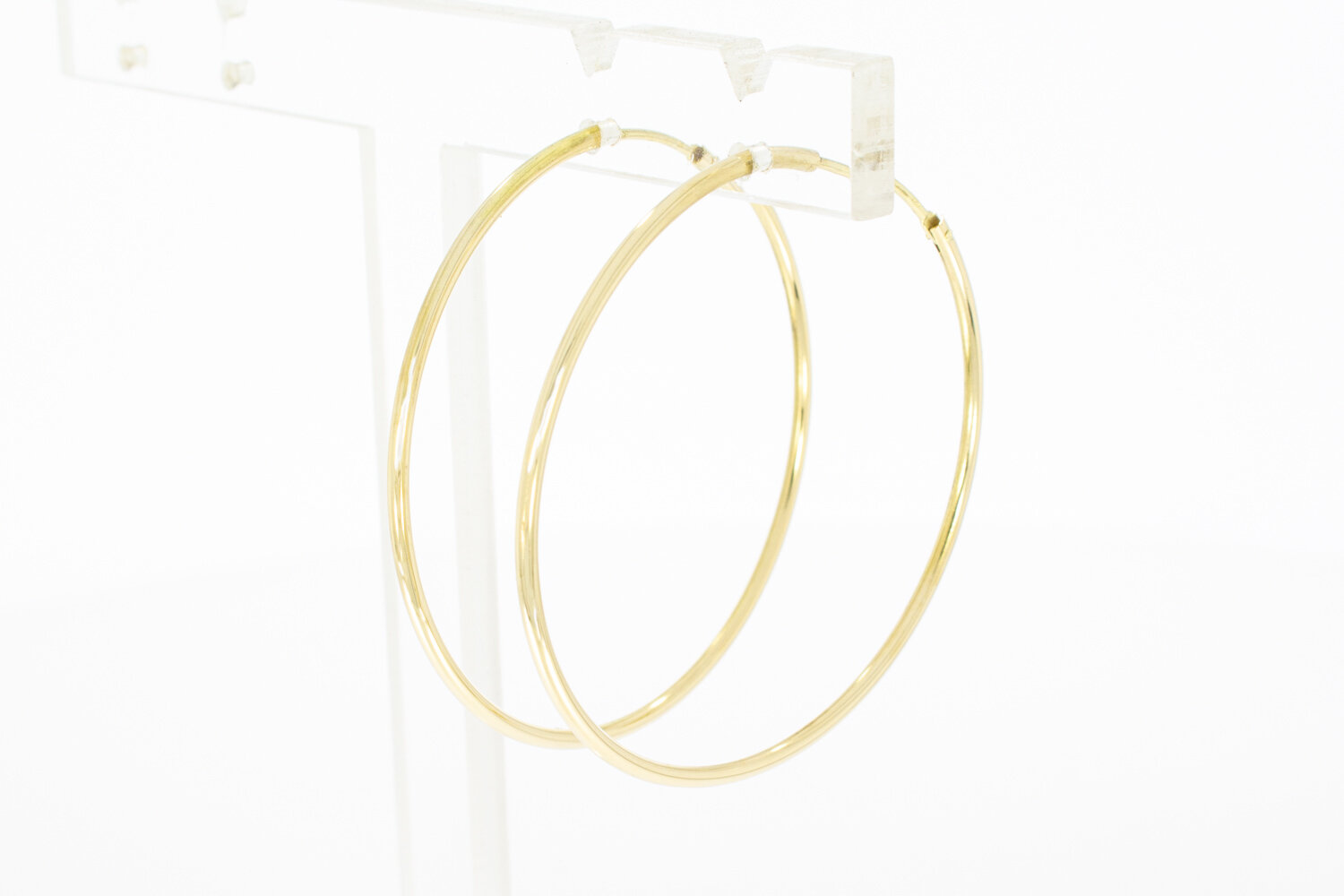 Damen Ohrringe14 Karat Gelbgold - 4,3 cm
