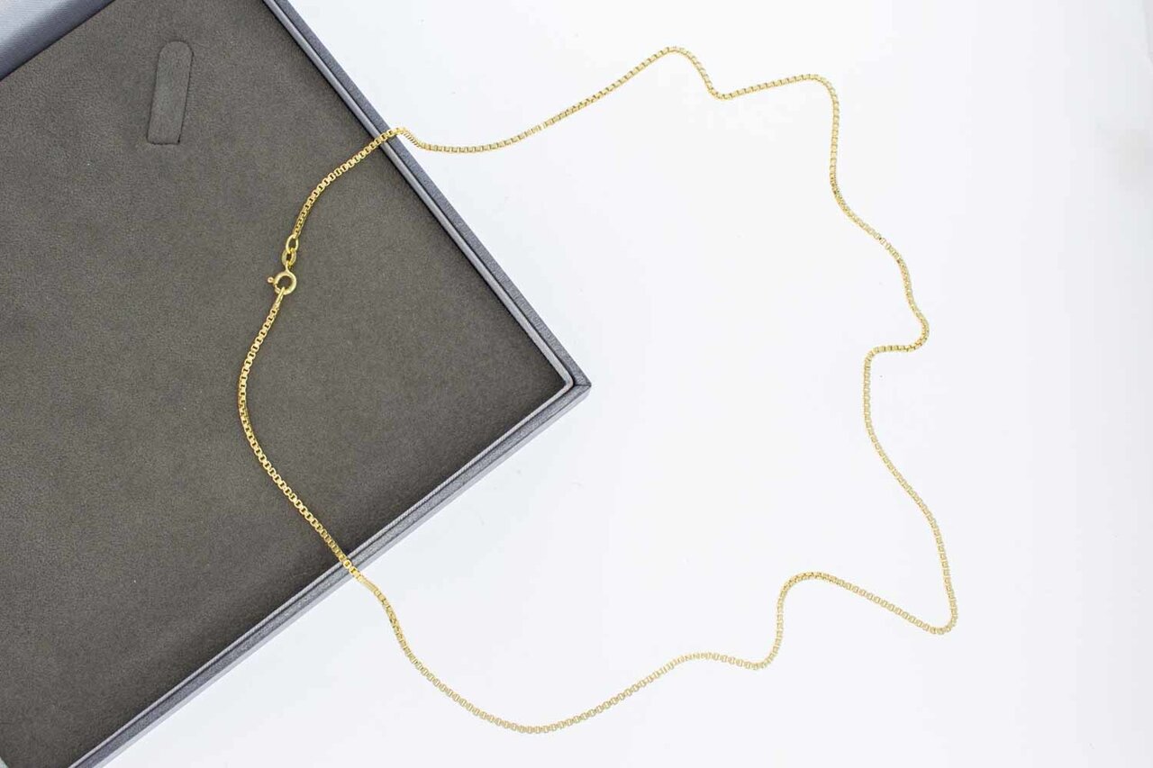 14 Karat Venezianer Goldkette - 61,7 cm