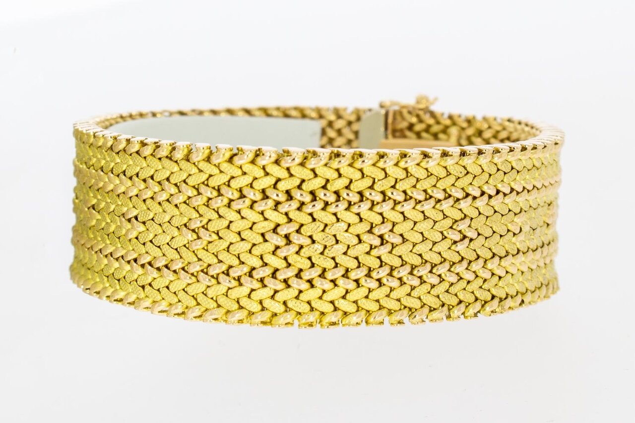 Geflochtenes Gold Armband 18 Karat - 19,2