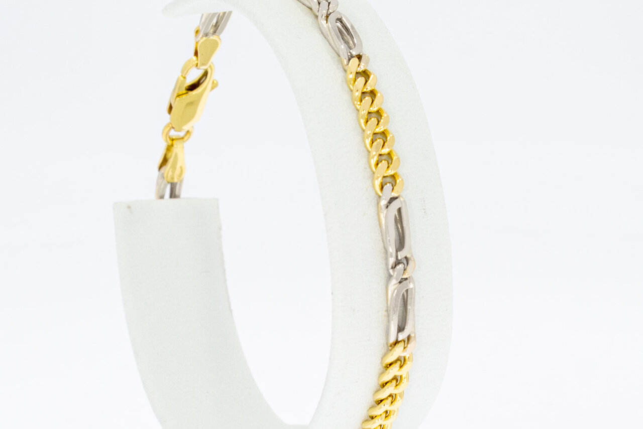 750 Gold Panzer Armband - 19,2 cm
