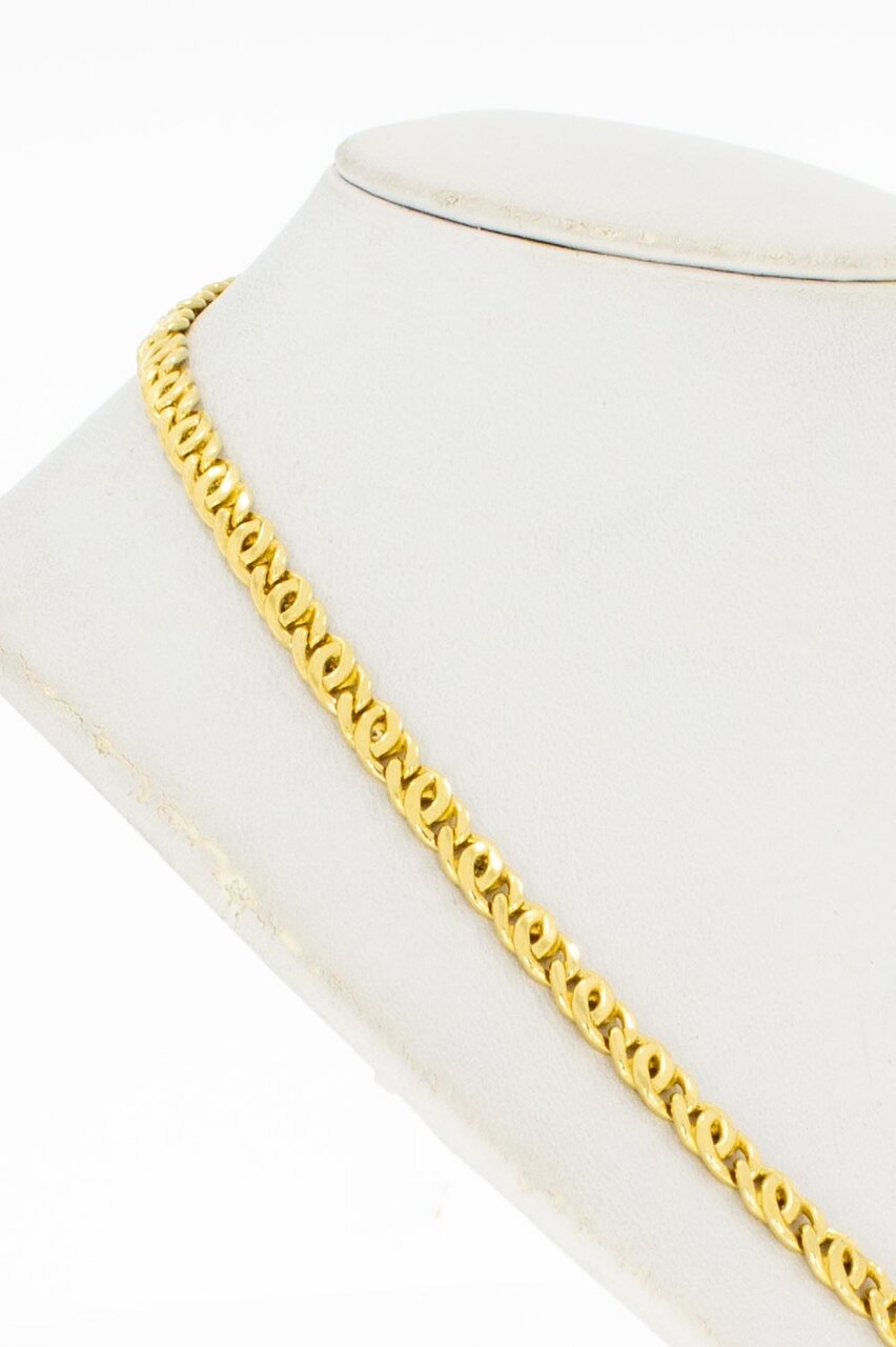 Falkenauge Goldkette 18 Karat - 50,8 cm