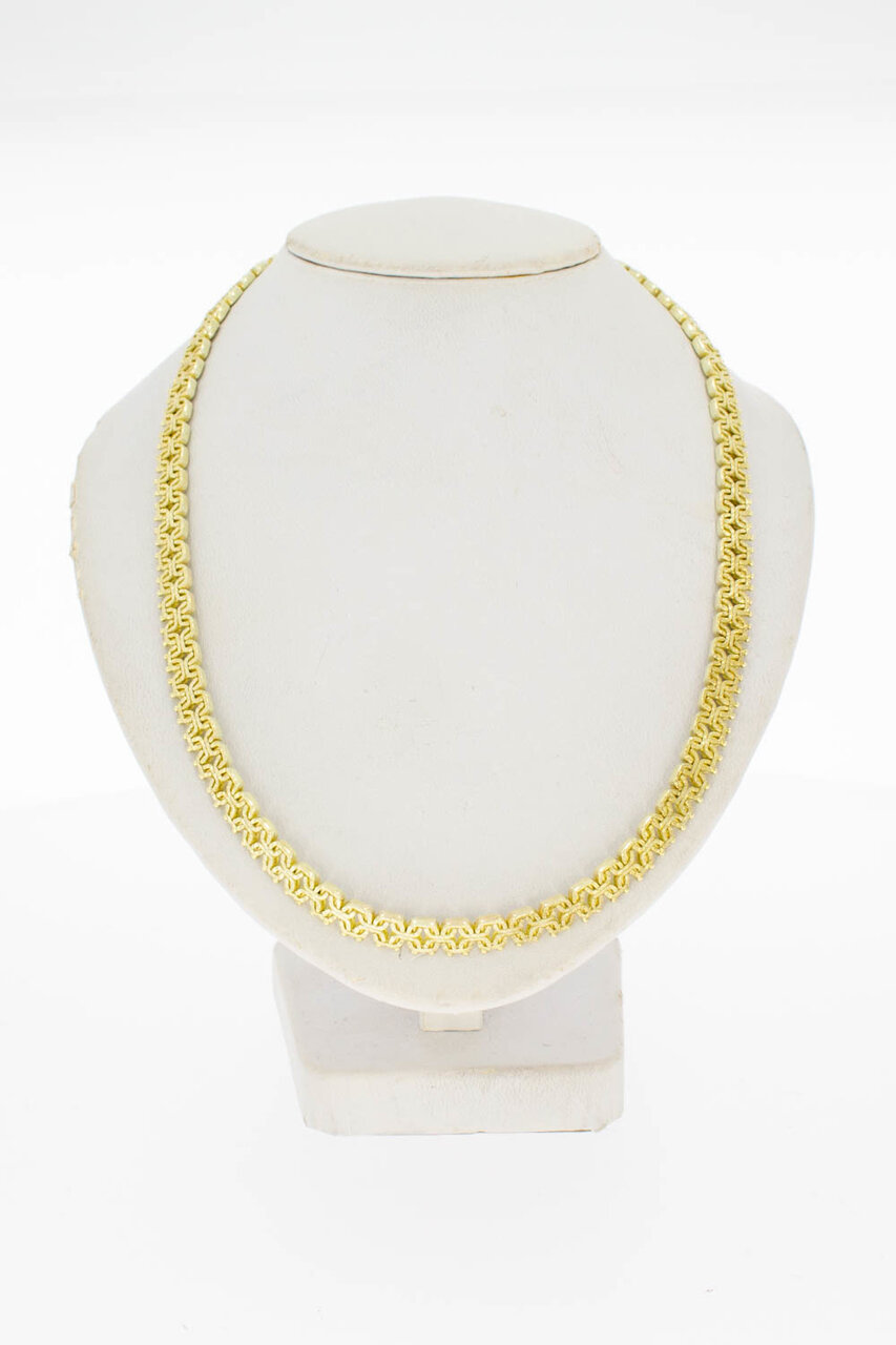 Geflochtene Kette 14 Karat Gold - 46,6 cm