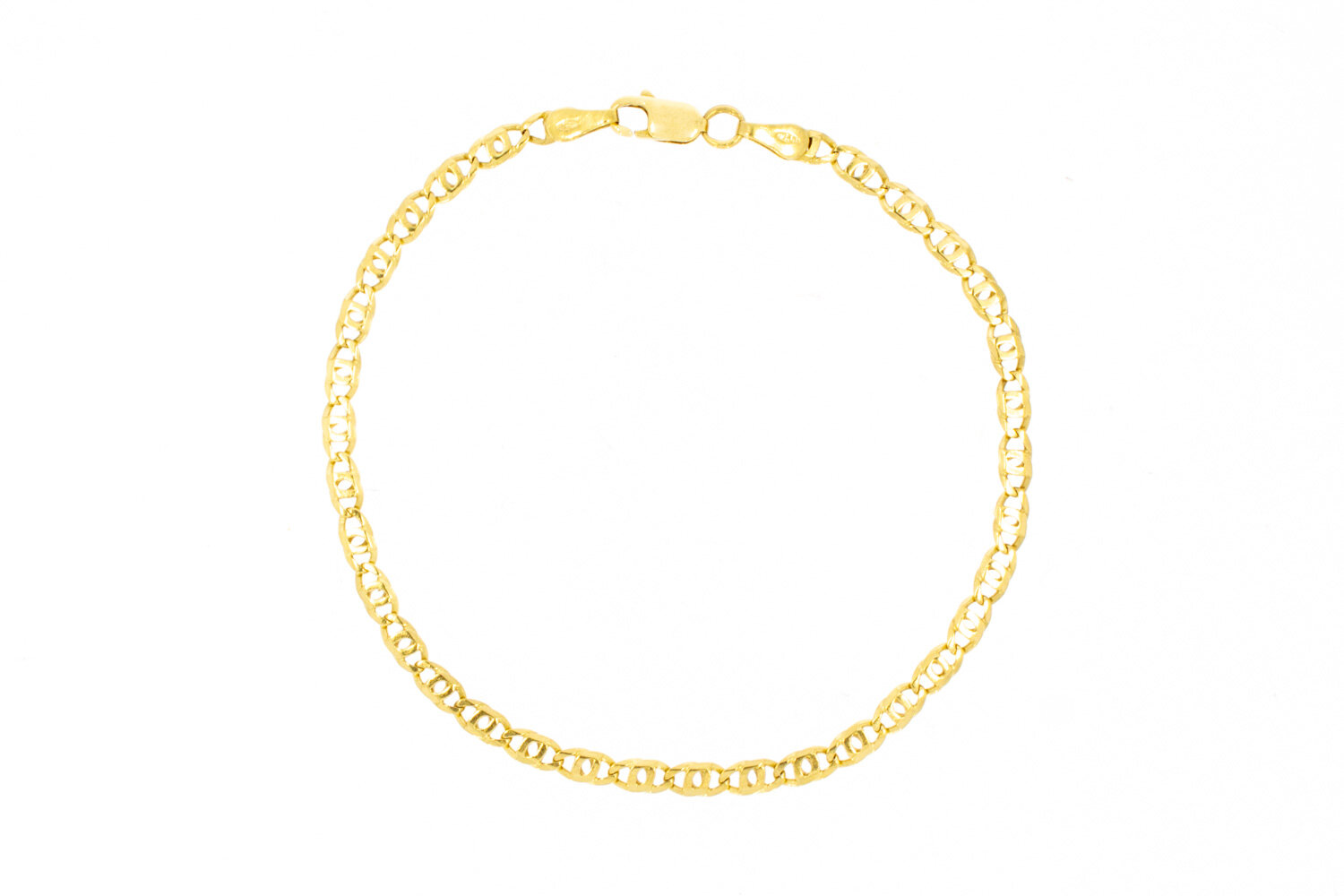 Falkenauge Armband aus 18 Karat Gold - 21,9 cm