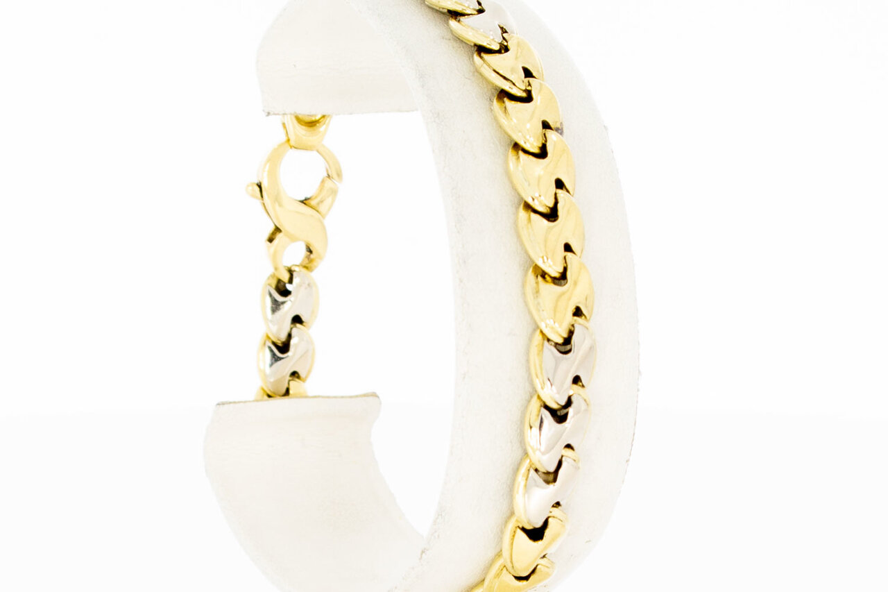 18 Karat Gold Fantasy Panzer Armband - 20 cm