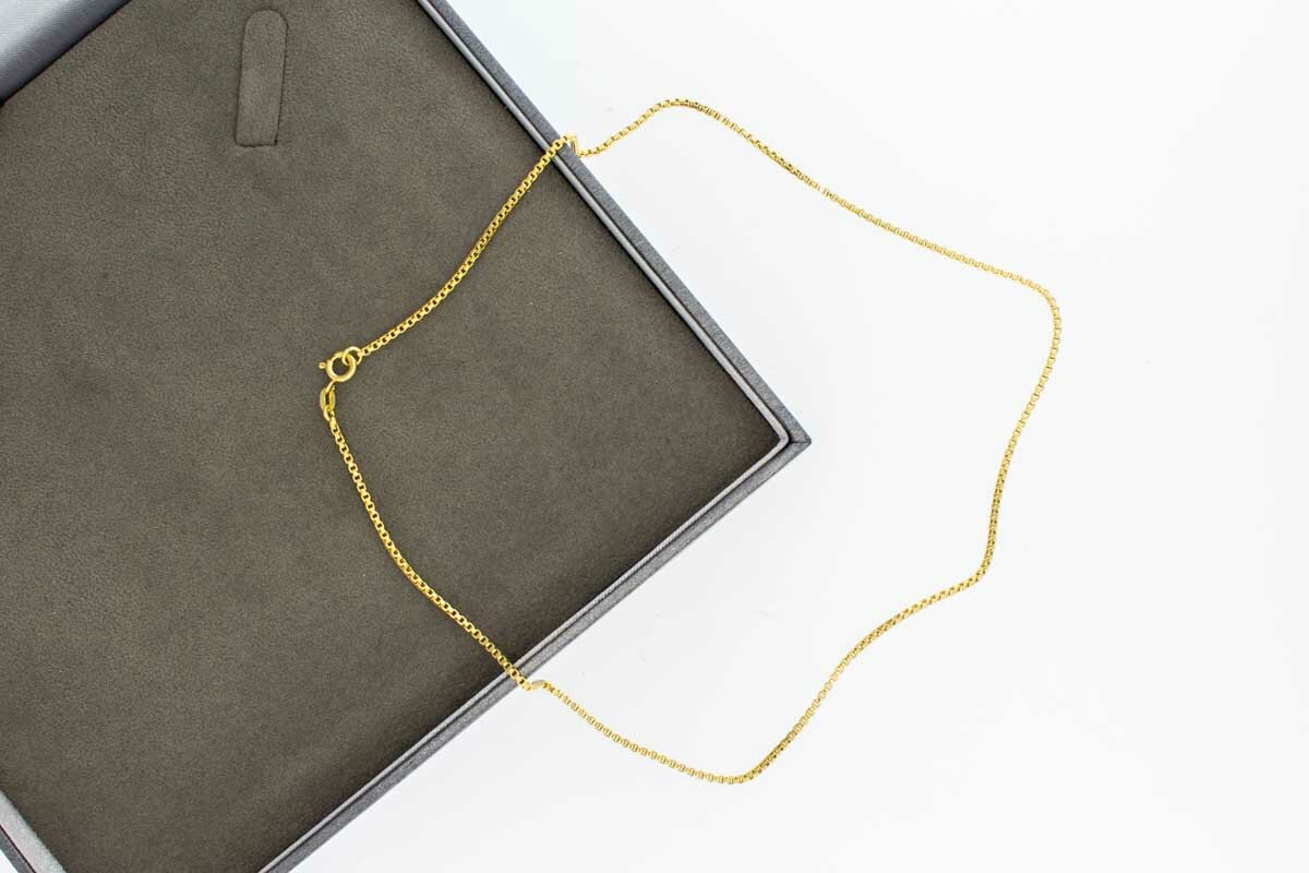 18 Karat Venezianer Goldkette - 43 cm