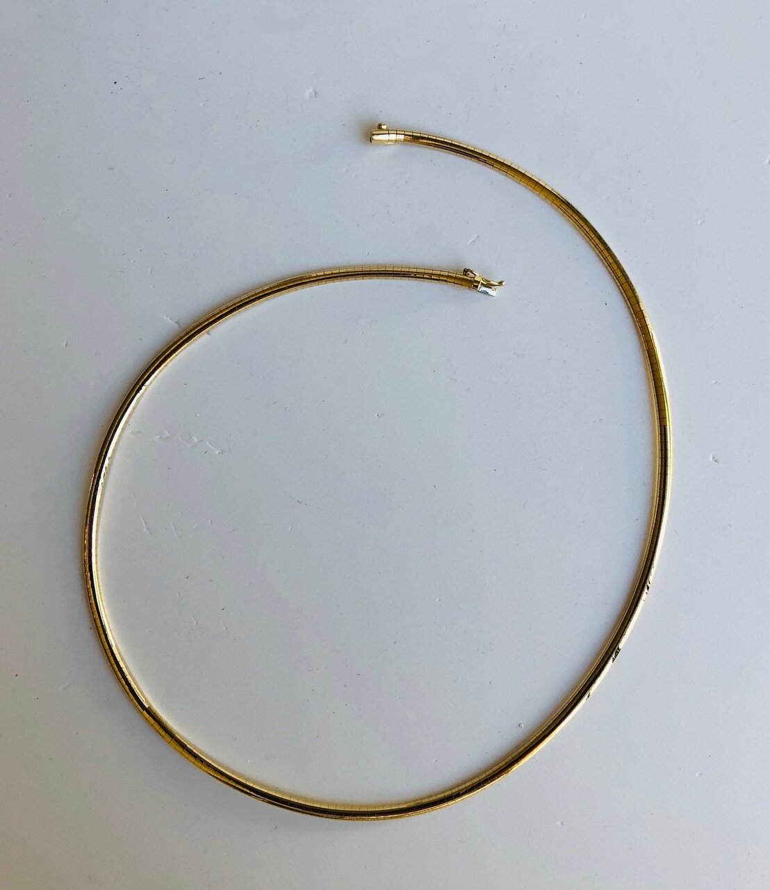Omega Goldkette 14 Karat - Länge 46 cm
