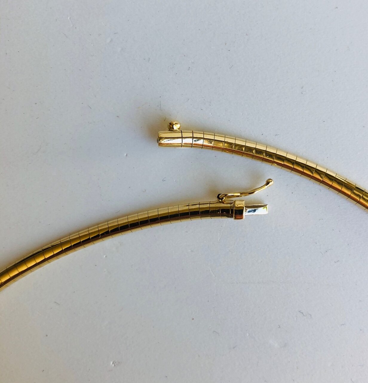 Omega Goldkette 14 Karat - Länge 46 cm