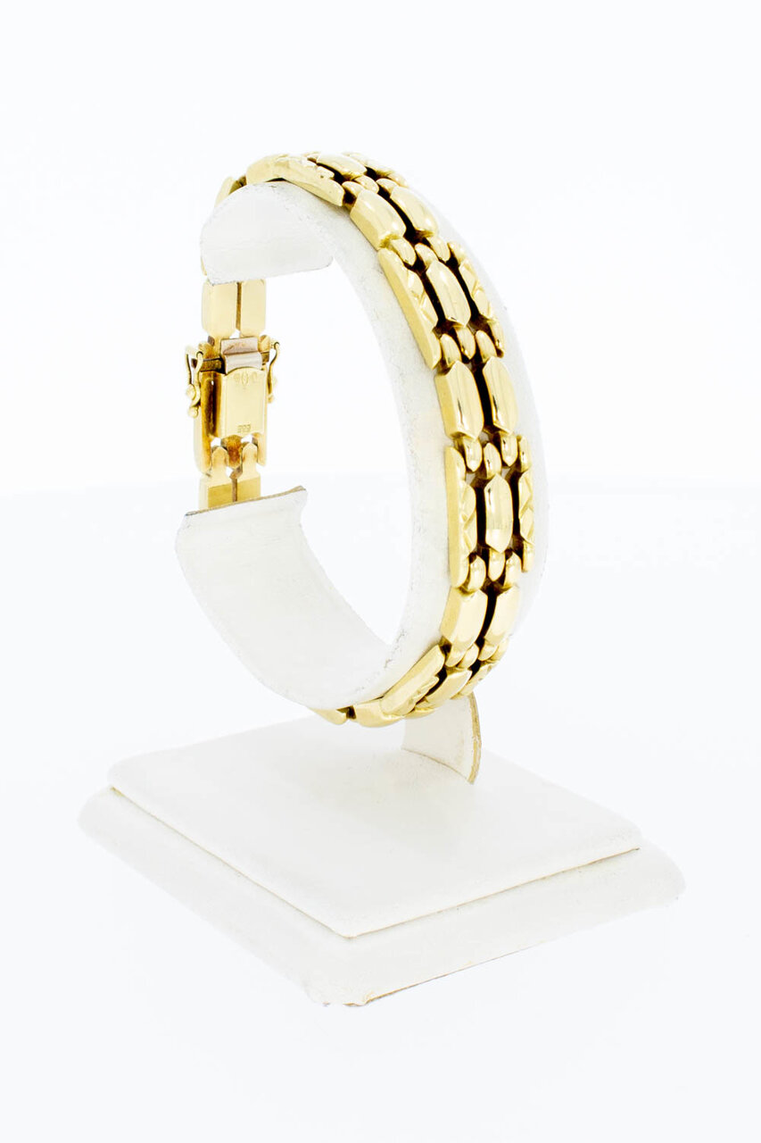14 Karat Gold Barrenarmband - 19,5 cm