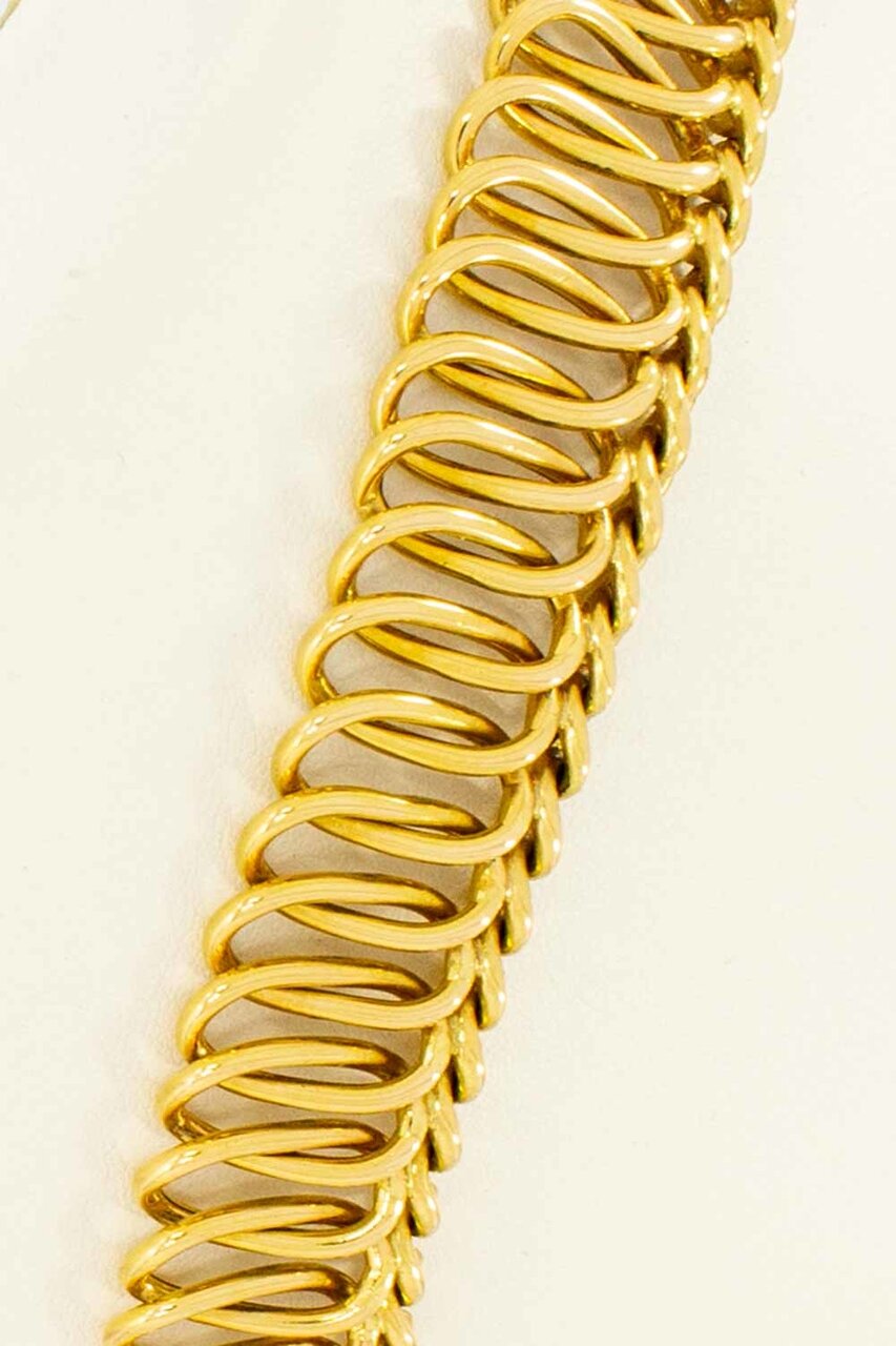 Geflochtene Damen Kette 750 Gold - 43,3 cm