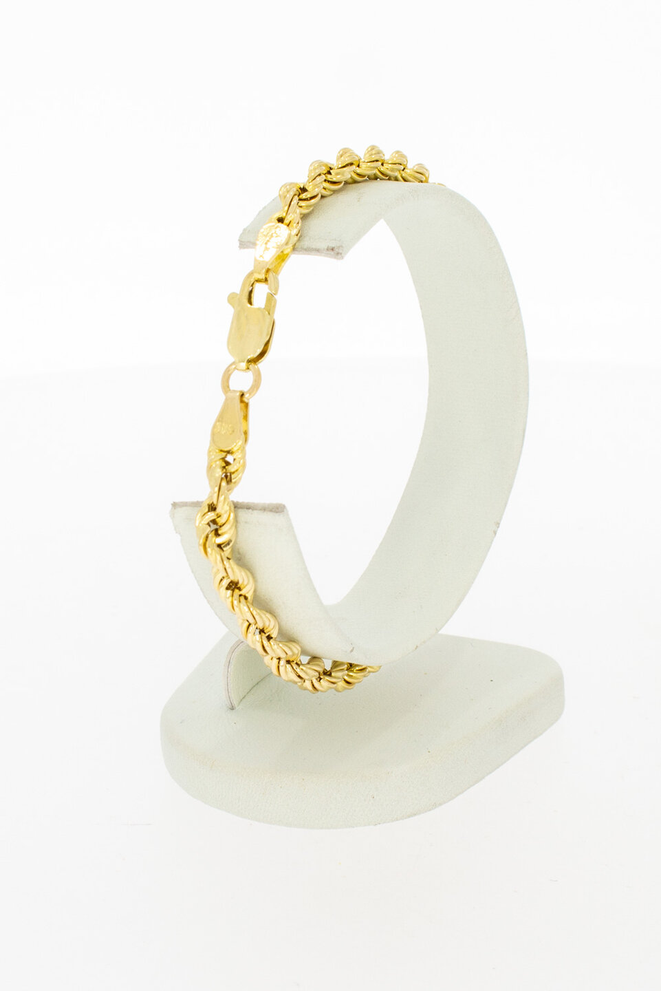 Kordel Armband 14 Karat Gold - 19,7 cm