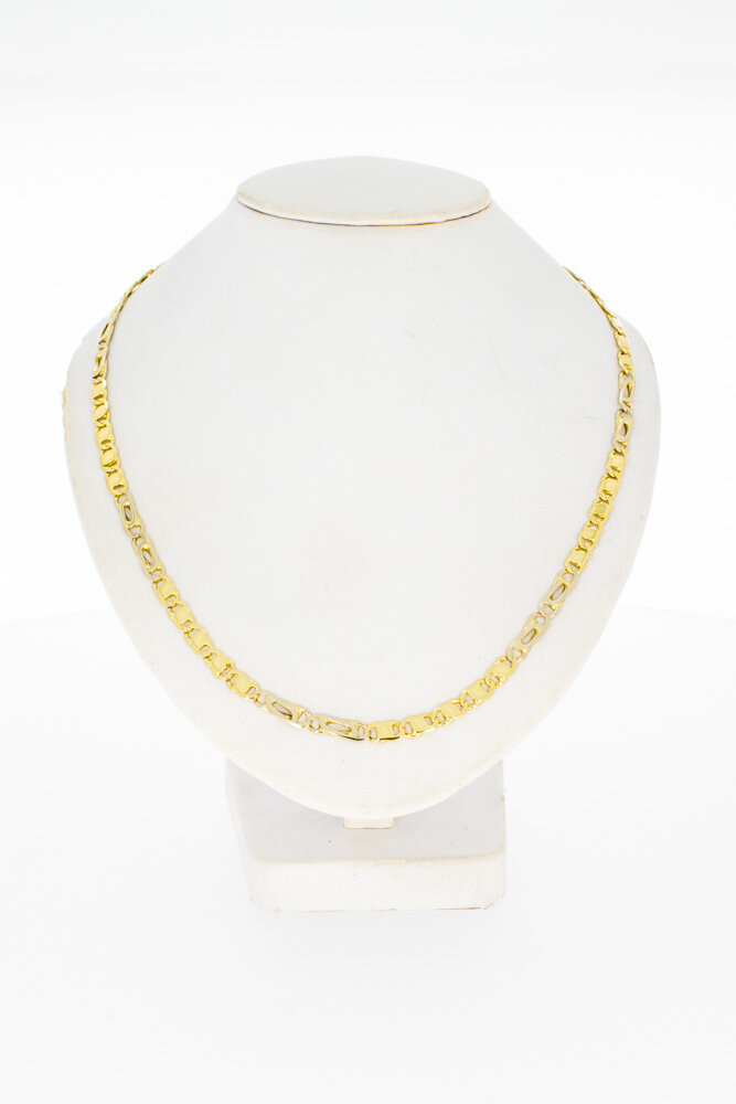Falkenauge Goldkette 14 Karat - 47,8 cm