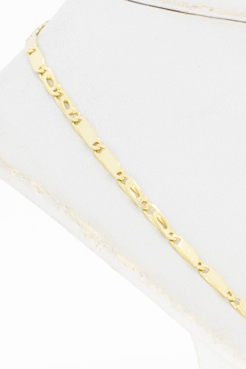 Falkenauge Goldkette 14 Karat - 51 cm
