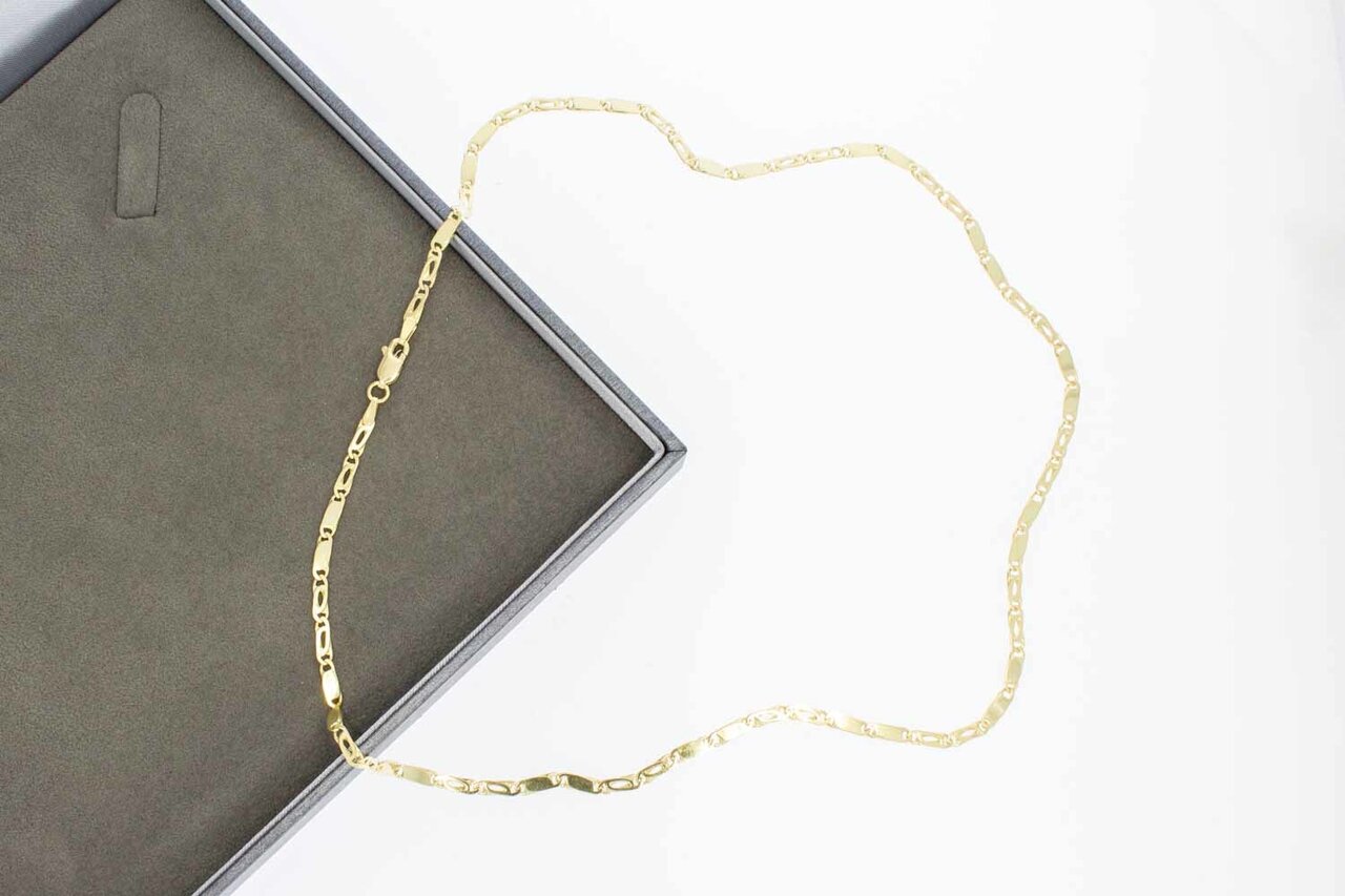 Falkenauge Goldkette 14 Karat - 51 cm