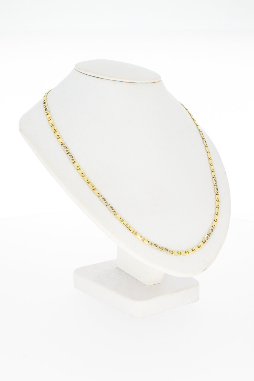 Falkenauge Goldkette 14 Karat - 43 cm
