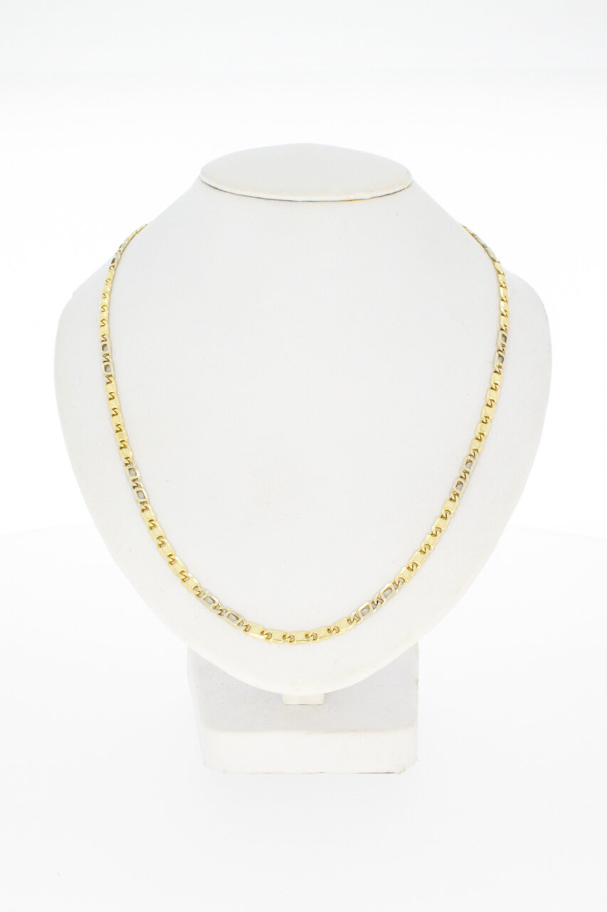 Falkenauge Goldkette 14 Karat - 43 cm