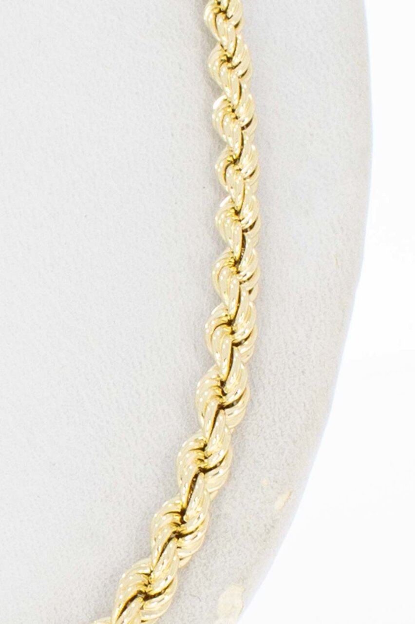 14 Karat Kordel Goldkette - 46,8 cm