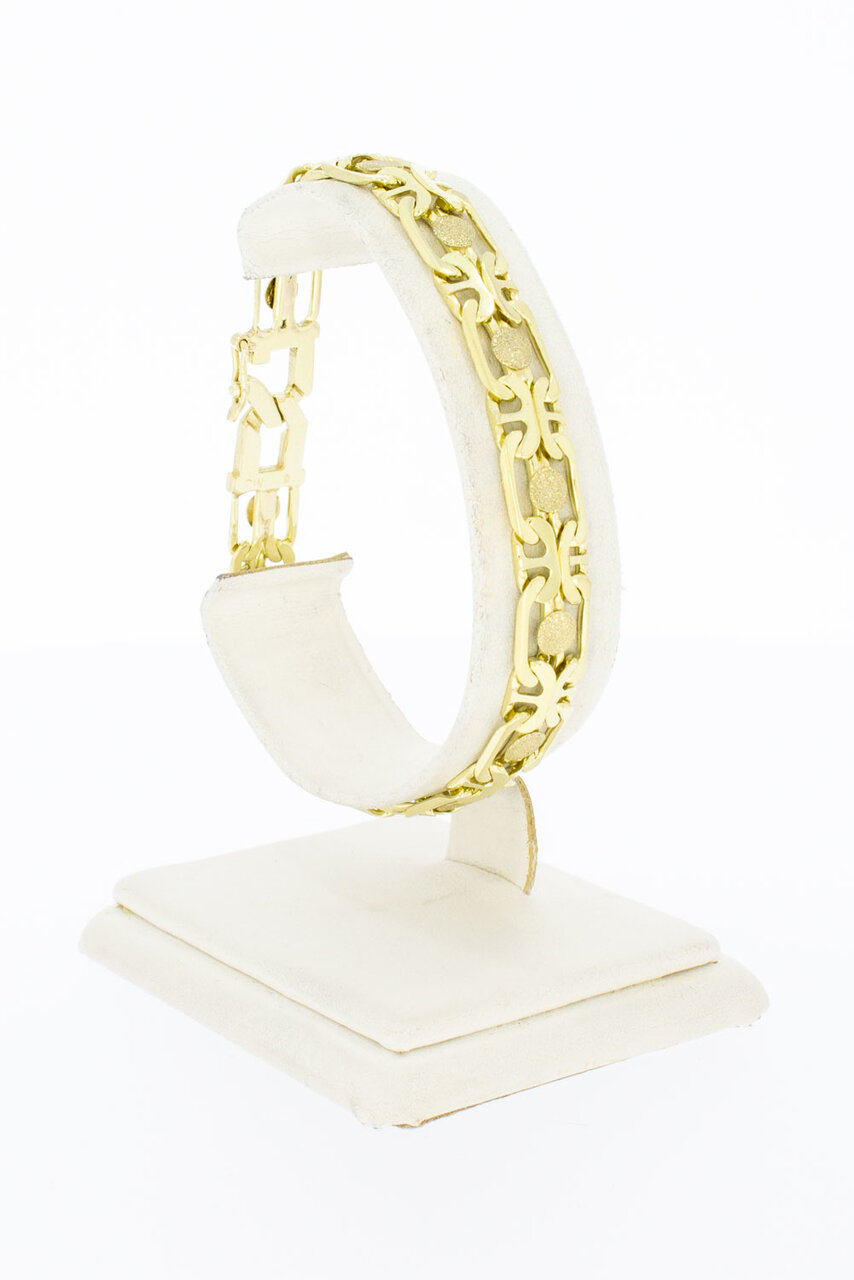 14 Karat Barren Armband - 19,8 cm