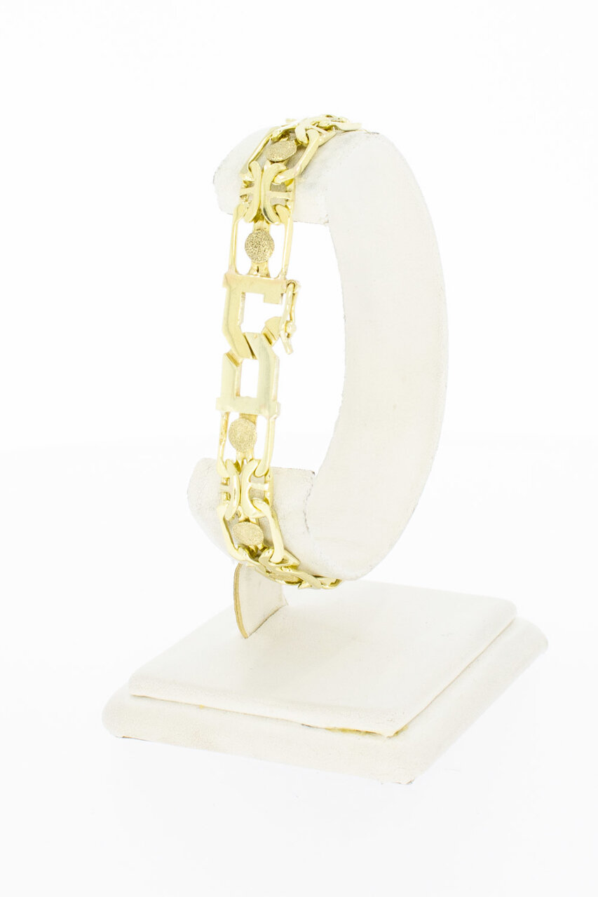 14 Karat Barren Armband - 19,8 cm