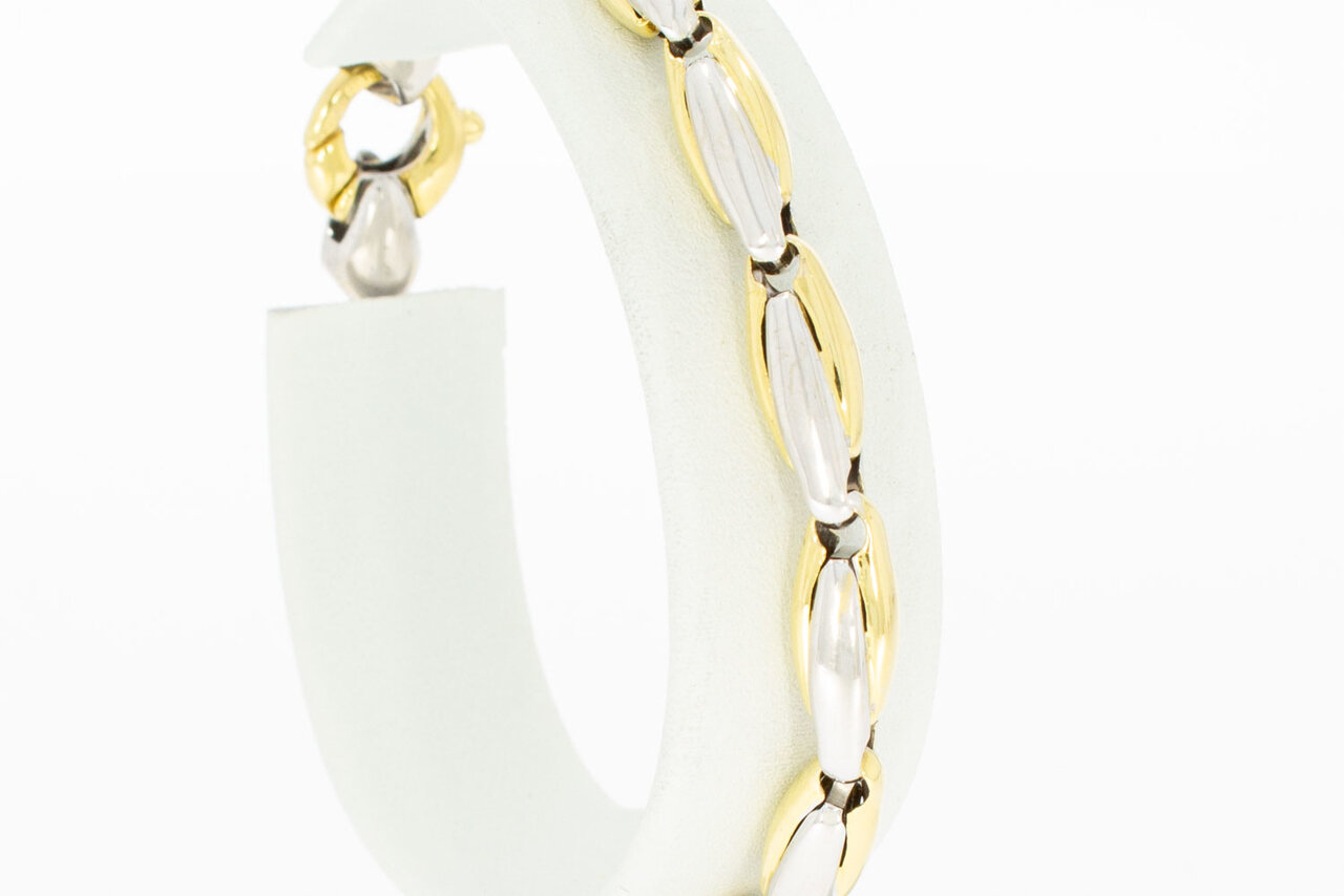 Bicolor Gold 18 Karat Armband - 19,4 cm