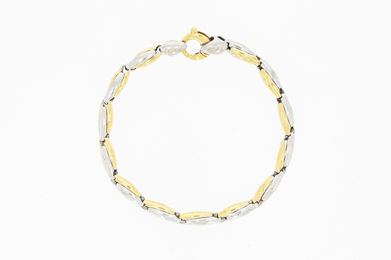 Bicolor Gold 18 Karat Armband - 19,4 cm