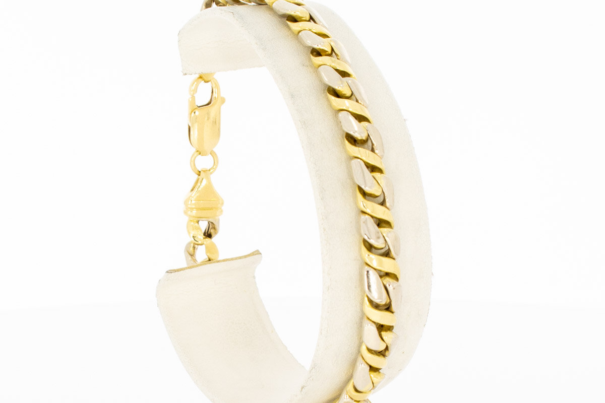 18 Karat Panzer Armband - 20,5 cm