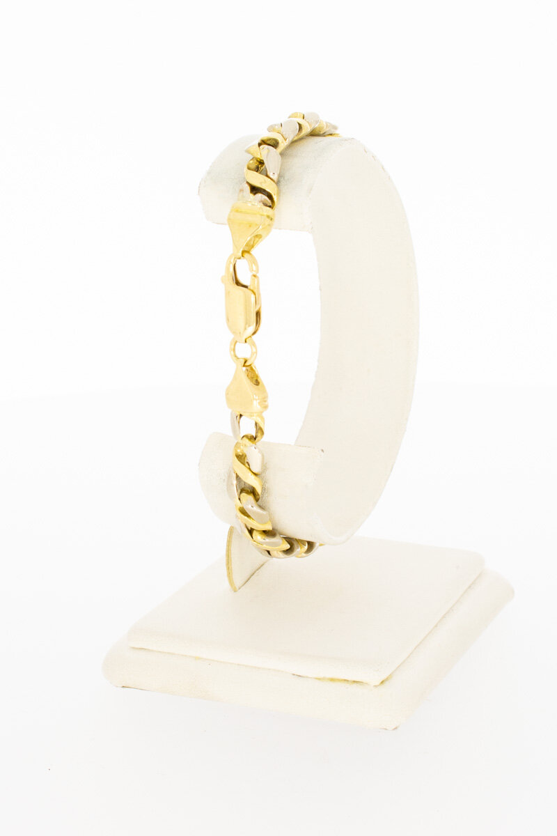 18 Karat Panzer Armband - 20,5 cm