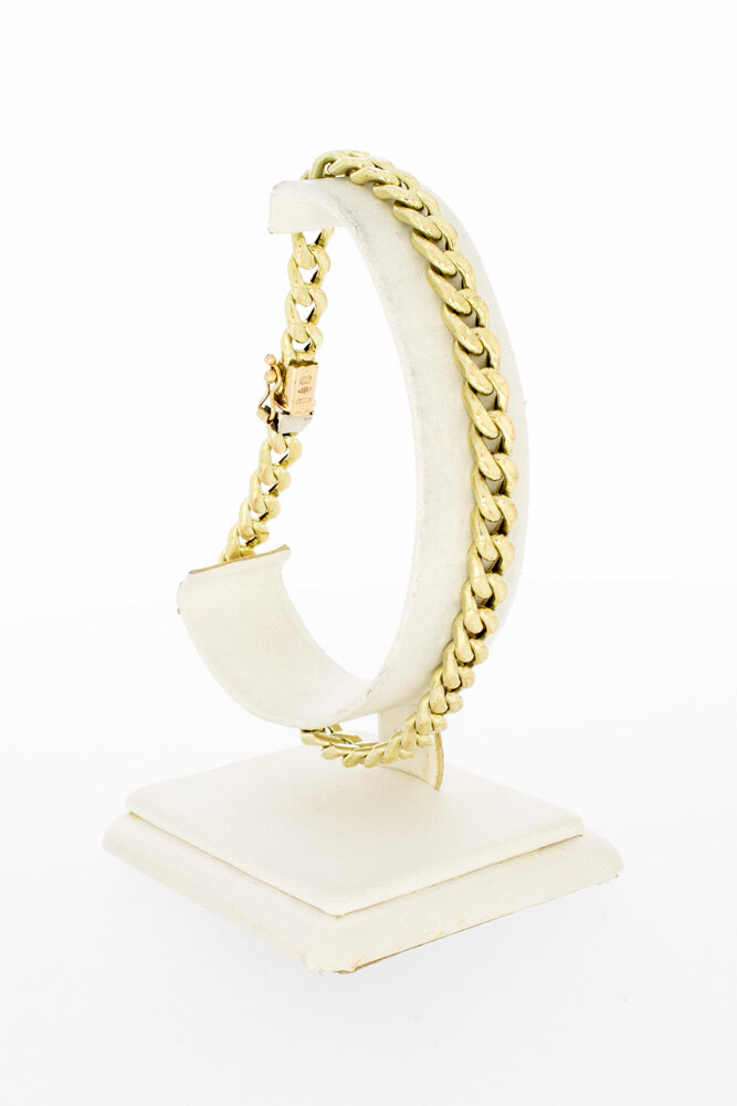 Panzer Armband 585  Gold - 22,7 cm