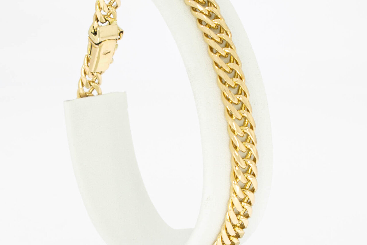 Panzer Armband 14 Karat Gold - 18,9 cm