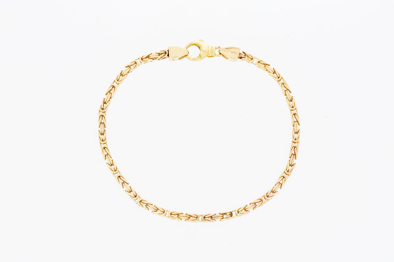 Byzantinische Armband 14 Karat Gold - 21,3 cm
