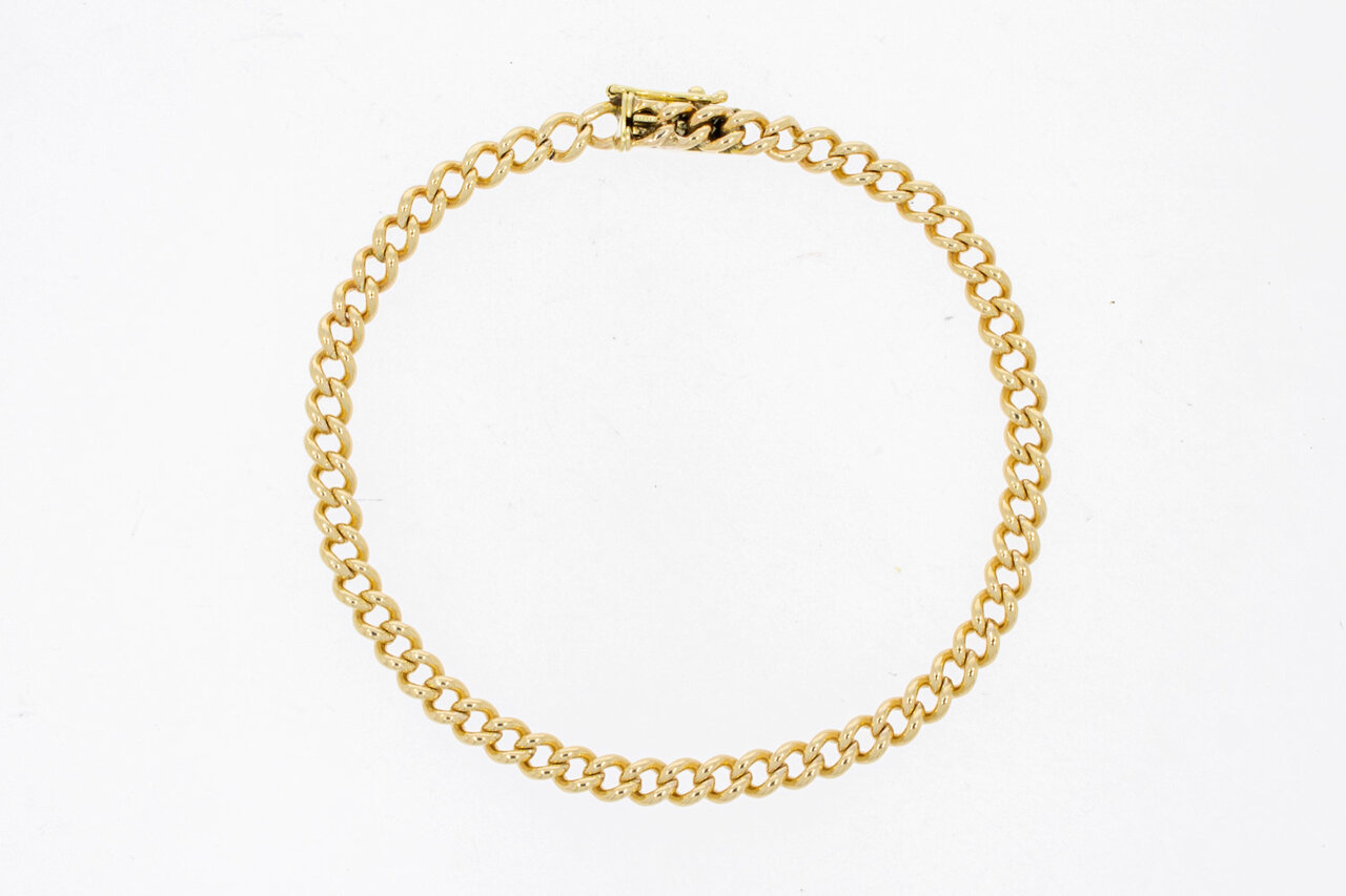 Panzer Armband 14 Karat - 19,7 cm