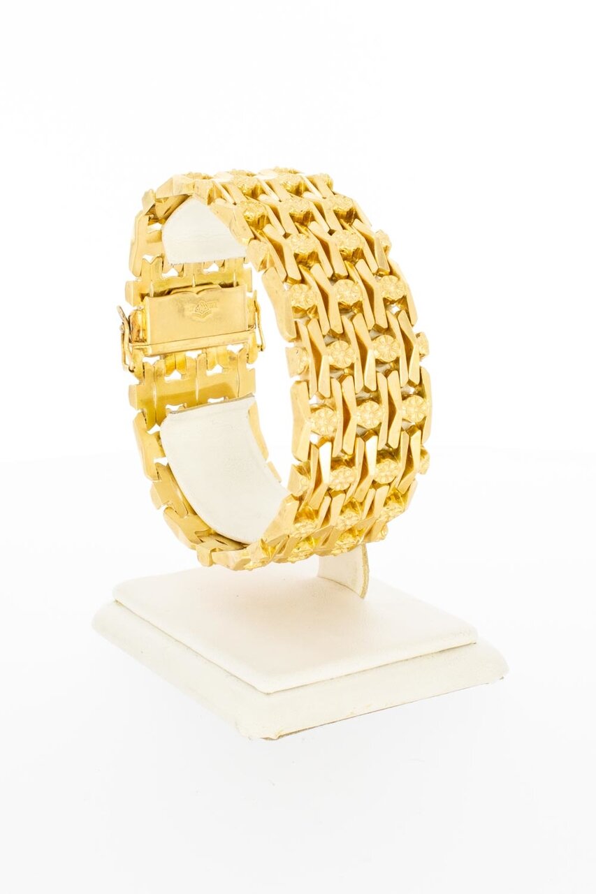Geflochtene 18 Karat Armband - 19 cm