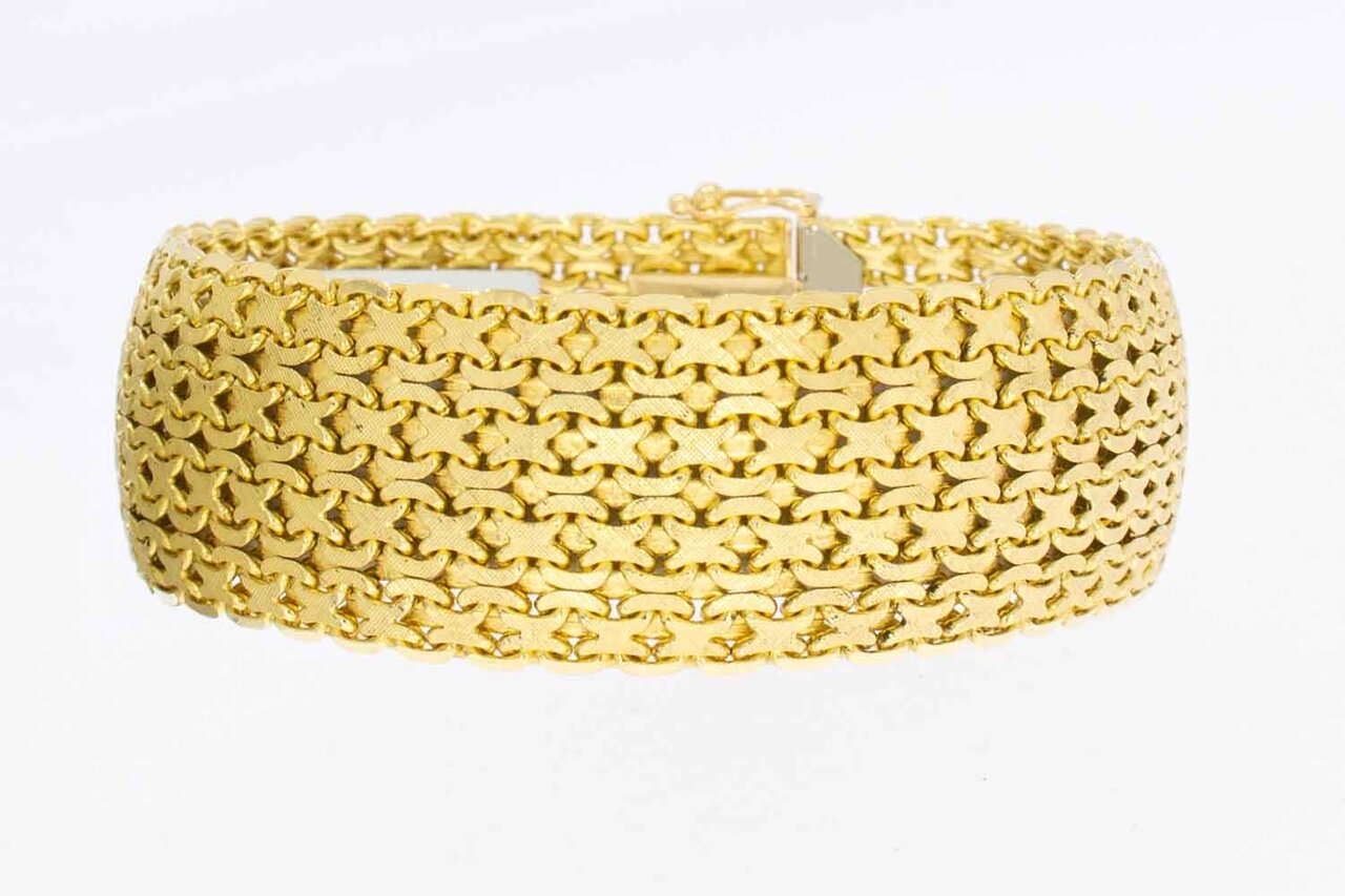 Breites Armband 18 Karat - 19,1 cm