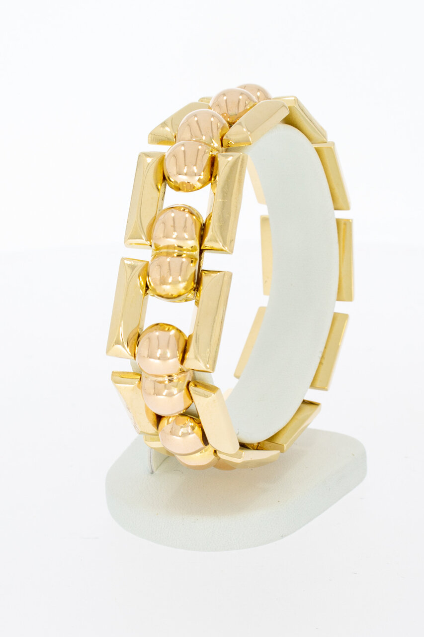 Barren Armband 18 Karat Geldgold - 19,8 cm
