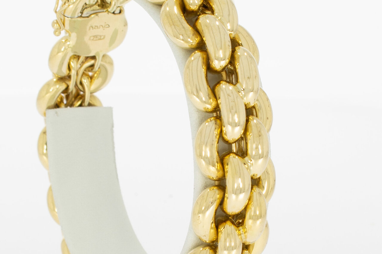 Anker Armband 18 Karat Gold - 20 cm