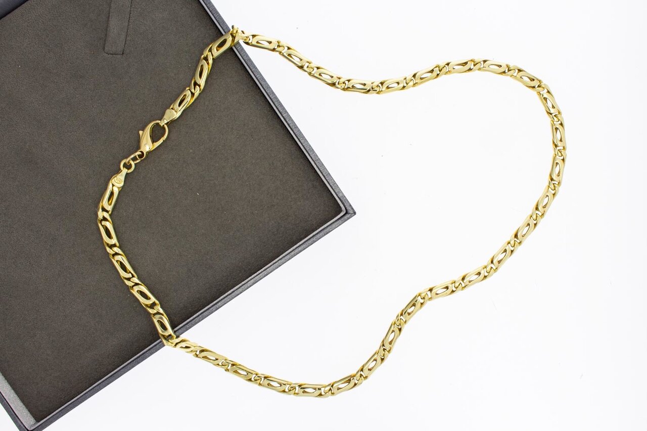 Falkenaugen Männer 585 Goldkette - 55,5 cm